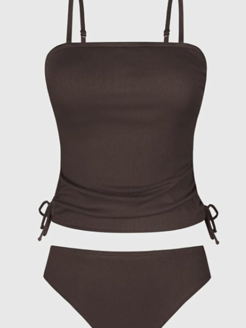 Cupshe Brown Tankini Set - Large